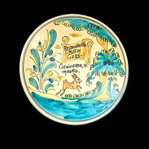 Vintage Restaurante Sobrino de Botin Decorative Bowl